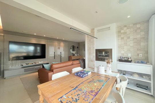 Sala de apartamento para alugar com 3 quartos, 126m² em Vila da Serra, Nova Lima