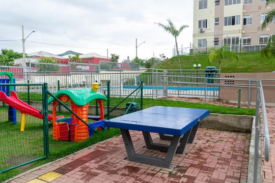 Área comum - Playground de apartamento para alugar com 2 quartos, 42m² em Campo Grande, Rio de Janeiro