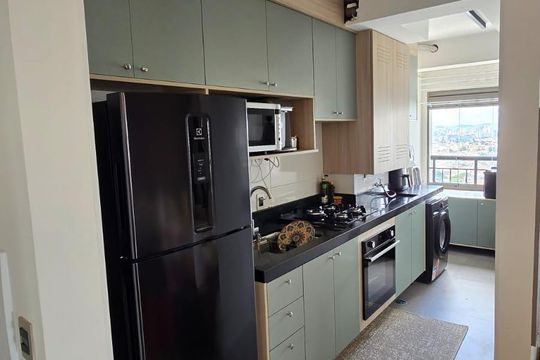Cozinha de apartamento à venda com 2 quartos, 73m² em Jardim Independência (são Paulo), São Paulo