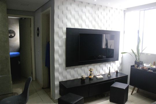 Sala de apartamento para alugar com 2 quartos, 44m² em Jardim Sao Luis (zona Norte), Guarulhos