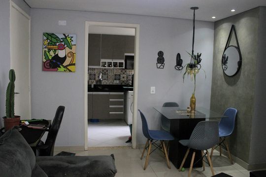 Sala de apartamento para alugar com 2 quartos, 44m² em Jardim Sao Luis (zona Norte), Guarulhos