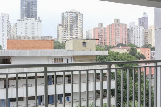 Vista da Suíte de apartamento à venda com 1 quarto, 36m² em Perdizes, São Paulo