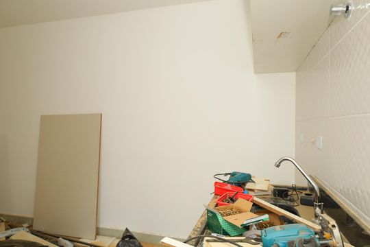 Cozinha de apartamento para alugar com 1 quarto, 35m² em Vila Rosaria, São Paulo
