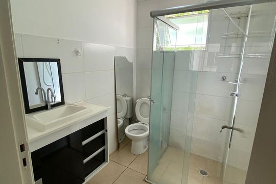 Banheiro de apartamento para alugar com 2 quartos, 45m² em Jardim Florestan Fernandes, Ribeirão Preto