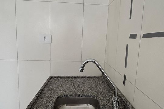 Cozinha de apartamento à venda com 3 quartos, 69m² em Vila Metalúrgica, Santo André
