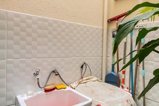 Área de Serviço de casa de condomínio à venda com 2 quartos, 55m² em Vila Guilhermina, São Paulo