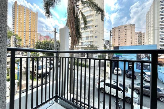 Varanda de kitnet/studio para alugar com 1 quarto, 26m² em Vila da Saúde, São Paulo