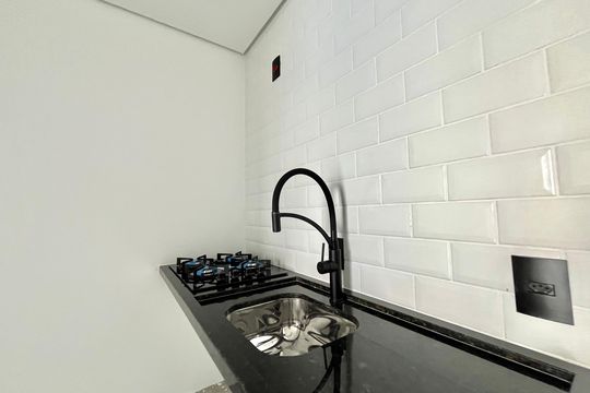 Cozinha de apartamento para alugar com 1 quarto, 24m² em Vila da Saúde, São Paulo