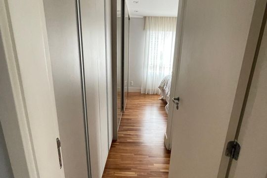 Sala de apartamento à venda com 2 quartos, 90m² em Brooklin, São Paulo