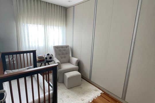 Quarto de apartamento à venda com 2 quartos, 90m² em Brooklin, São Paulo