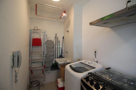 Área de Serviço de apartamento à venda com 2 quartos, 80m² em Barra Olímpica, Rio de Janeiro
