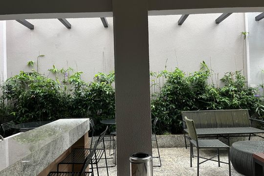 Área comum - Churrasqueira de apartamento para alugar com 1 quarto, 27m² em Água Branca, São Paulo