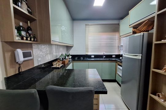 Cozinha de apartamento à venda com 2 quartos, 116m² em Casa Branca, Santo André