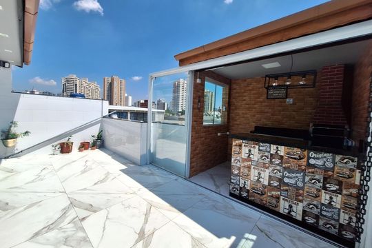Área externa de apartamento à venda com 2 quartos, 116m² em Casa Branca, Santo André