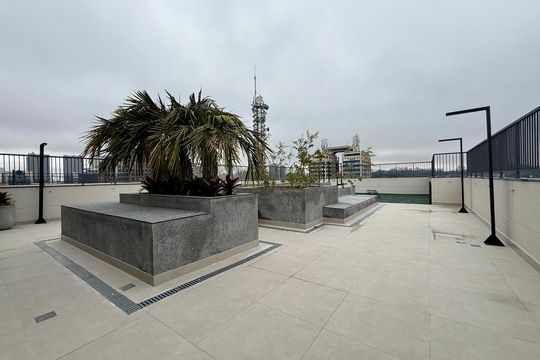 Área comum de kitnet/studio para alugar com 1 quarto, 24m² em Vila Cordeiro, São Paulo