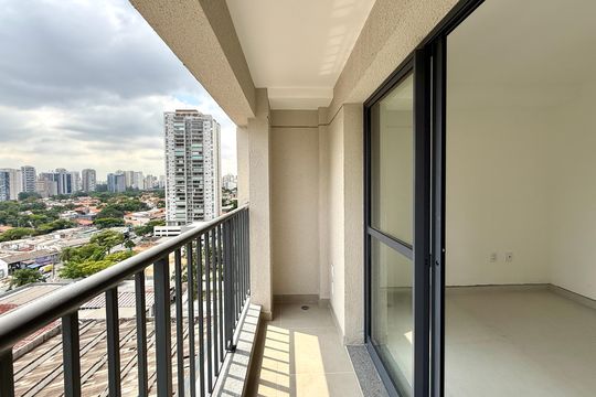 Sacada de kitnet/studio para alugar com 1 quarto, 24m² em Vila Cordeiro, São Paulo