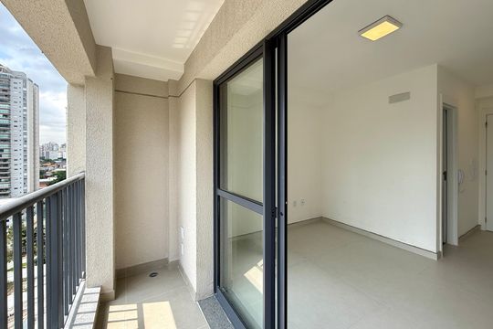 Sacada de kitnet/studio para alugar com 1 quarto, 24m² em Vila Cordeiro, São Paulo