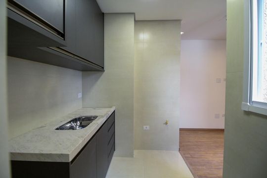 Cozinha e Área de Serviço de apartamento para alugar com 2 quartos, 56m² em Santa Maria, São Caetano do Sul