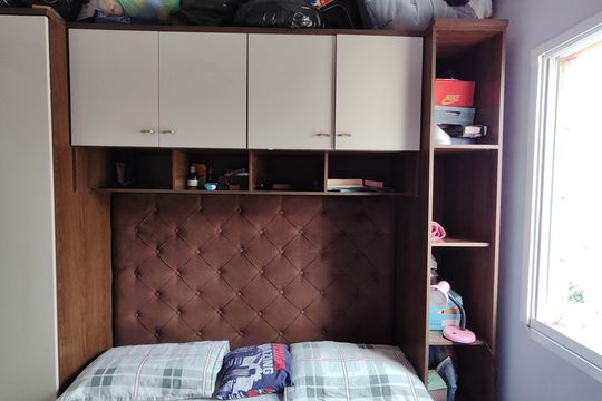 Quarto 2 de apartamento para alugar com 2 quartos, 47m² em Jardim Rodrigues Alves, Ferraz de Vasconcelos
