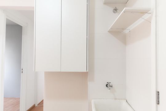 Sala - Cozinha de apartamento para alugar com 2 quartos, 38m² em Vila Nova Curuca, São Paulo