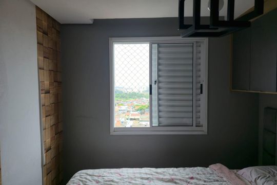 Quarto 01 de apartamento à venda com 2 quartos, 45m² em Jardim Las Vegas, Guarulhos