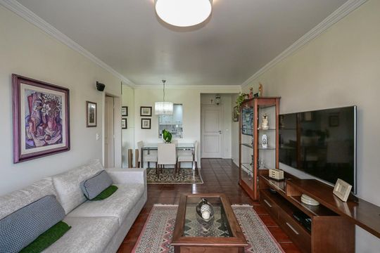 Sala de apartamento à venda com 2 quartos, 92m² em Real Parque, São Paulo