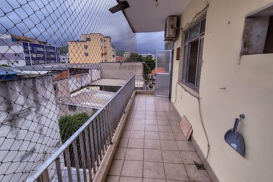 Varanda da Sala de apartamento à venda com 3 quartos, 70m² em Vila da Penha, Rio de Janeiro