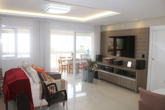 Sala de apartamento à venda com 3 quartos, 147m² em Osvaldo Cruz, São Caetano do Sul