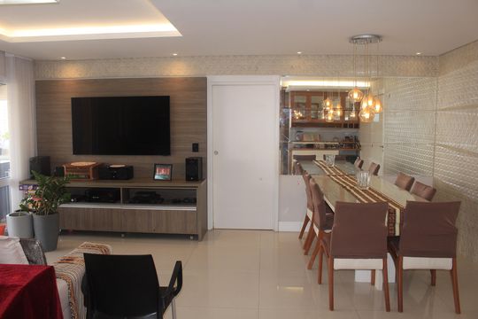 Sala de apartamento à venda com 3 quartos, 147m² em Osvaldo Cruz, São Caetano do Sul