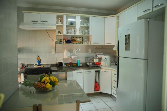 Cozinha  de apartamento à venda com 2 quartos, 56m² em Baeta Neves, São Bernardo do Campo