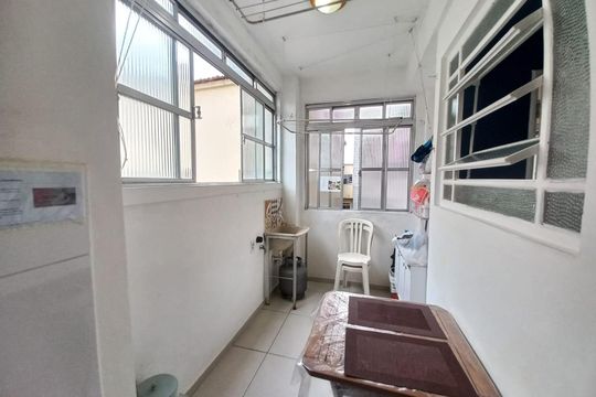 Cozinha e Área de Serviço de apartamento para alugar com 1 quarto, 50m² em Centro, São Vicente