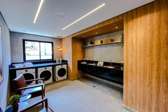 Área comum de apartamento à venda com 1 quarto, 28m² em Ipiranga, São Paulo