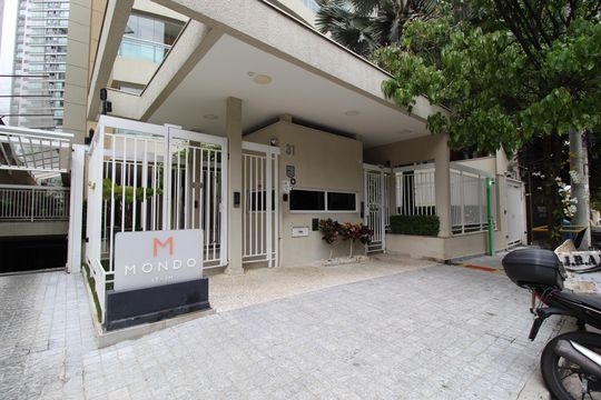 Fachada de apartamento à venda com 3 quartos, 87m² em Vila Olímpia, São Paulo