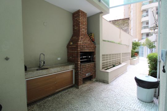 Área Comum - Churrasqueira de apartamento à venda com 3 quartos, 87m² em Vila Olímpia, São Paulo