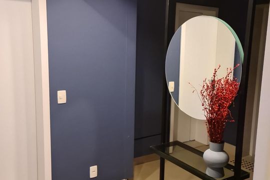Sala/Cozinha de apartamento para alugar com 3 quartos, 163m² em Vale do Sereno, Nova Lima
