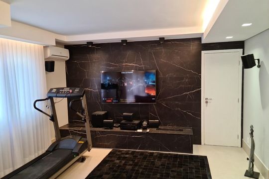 Área externa de apartamento para alugar com 3 quartos, 163m² em Vale do Sereno, Nova Lima
