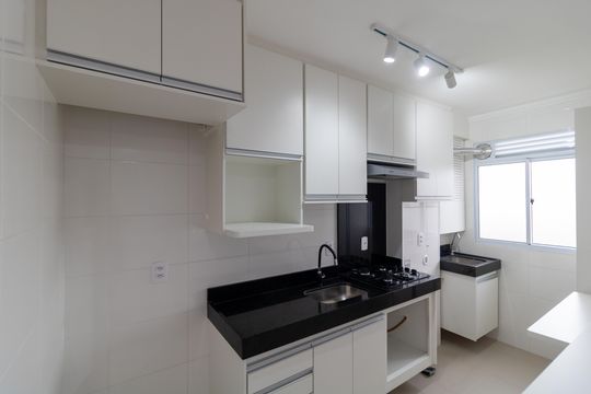 Cozinha de apartamento para alugar com 2 quartos, 44m² em Parque Industrial, Campinas