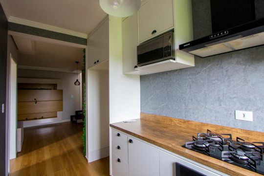 Cozinha de apartamento à venda com 2 quartos, 105m² em Jardim Las Vegas, Santo André