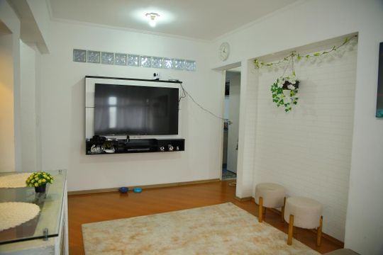 Sala  de apartamento à venda com 2 quartos, 62m² em Vila Santa Rita de Cassia, São Bernardo do Campo
