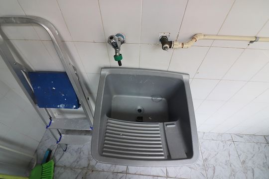 Área de Serviço de apartamento à venda com 2 quartos, 58m² em Assunção, São Bernardo do Campo