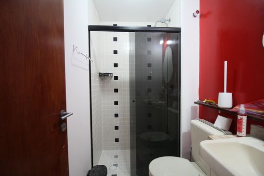 Banheiro Social de apartamento para alugar com 3 quartos, 75m² em Jardim Ampliacao, São Paulo