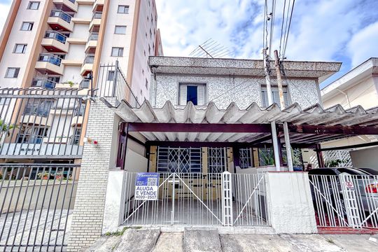 Fachada com Plaquinha de casa à venda com 3 quartos, 121m² em Tatuapé, São Paulo