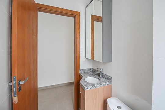 Banheiro da Suíte de apartamento à venda com 3 quartos, 67m² em Jardim das Quatro Marias, São Bernardo do Campo