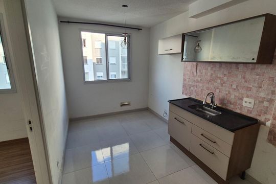 Cozinha de apartamento à venda com 1 quarto, 24m² em Santo Amaro, São Paulo