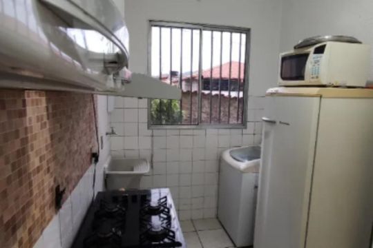 Cozinha de apartamento à venda com 2 quartos, 44m² em Caetano Furquim, Belo Horizonte