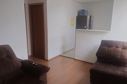 Sala de apartamento para alugar com 2 quartos, 39m² em Lorena Park, Goiânia
