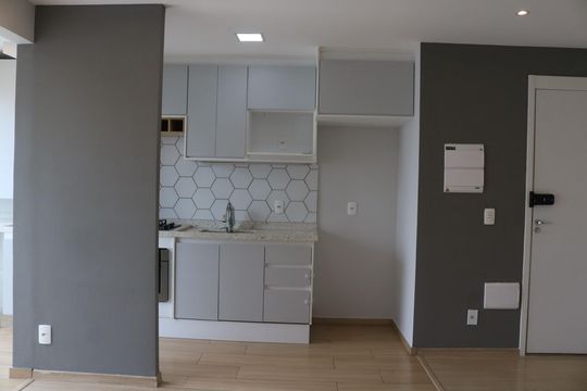 Sala de apartamento para alugar com 2 quartos, 46m² em Parque Industrial Tomas Edson, São Paulo