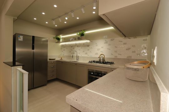 Cozinha de apartamento à venda com 3 quartos, 166m² em Parque das Nações, Santo André