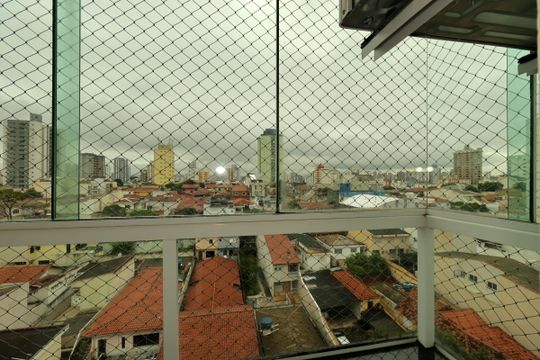Sacada da Suíte de apartamento à venda com 3 quartos, 166m² em Parque das Nações, Santo André