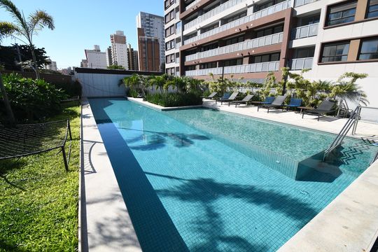 Área comum - Piscina de apartamento à venda com 1 quarto, 36m² em Botafogo, Campinas